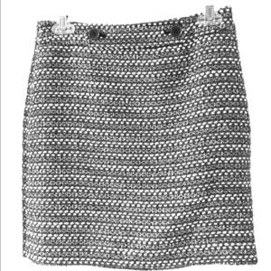 LOFT heavy tweed (lined) skirt